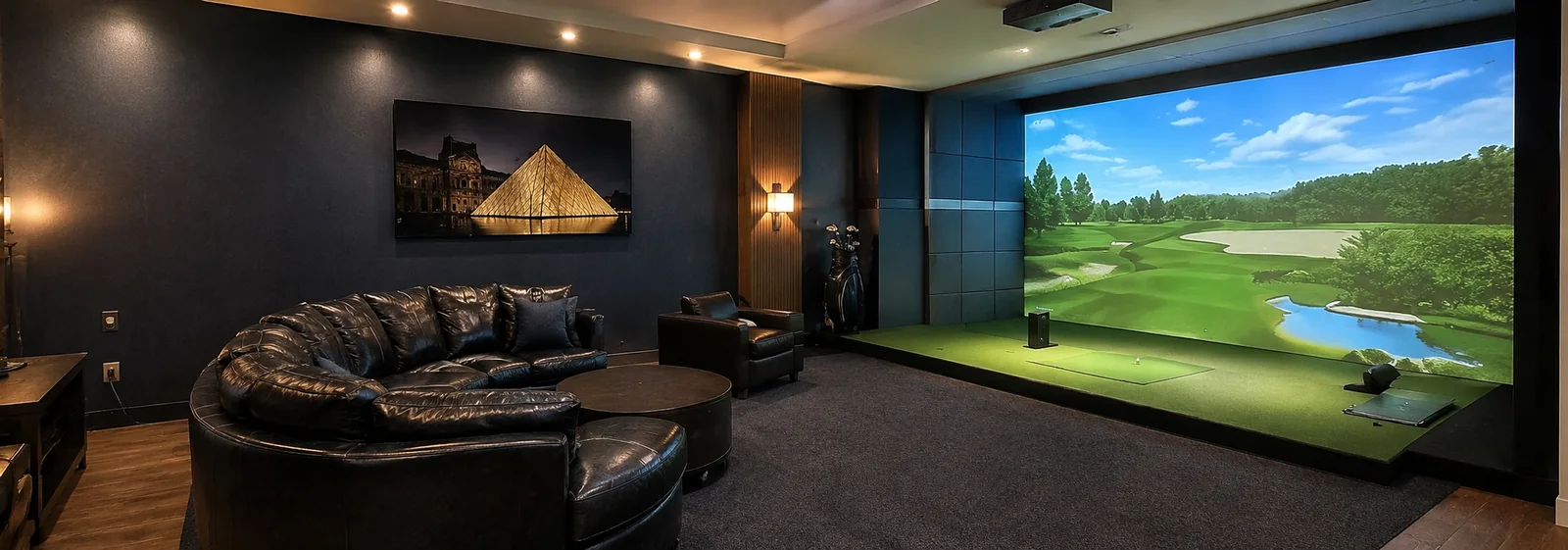 Premium simulator with ocean view